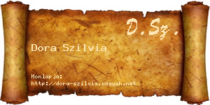 Dora Szilvia névjegykártya